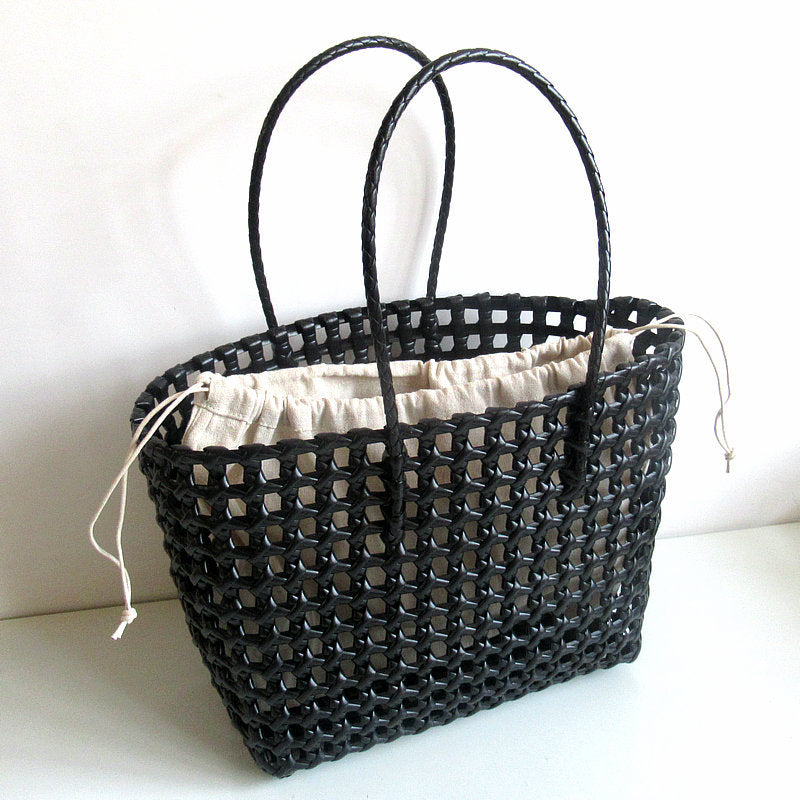 Weaving Hollow Basket Vegetable Hand-woven Beach Handbags