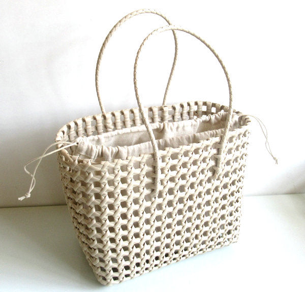 Weaving Hollow Basket Vegetable Hand-woven Beach Handbags