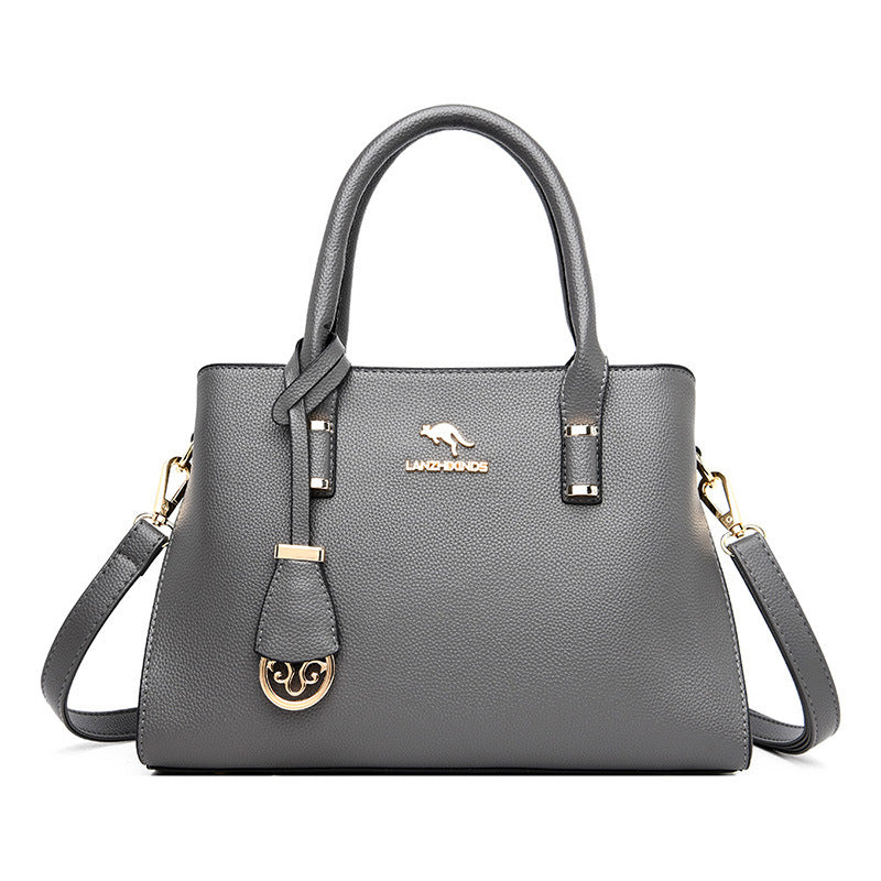 Women's Kangaroo Mother Soft Leather Versatile Handbags