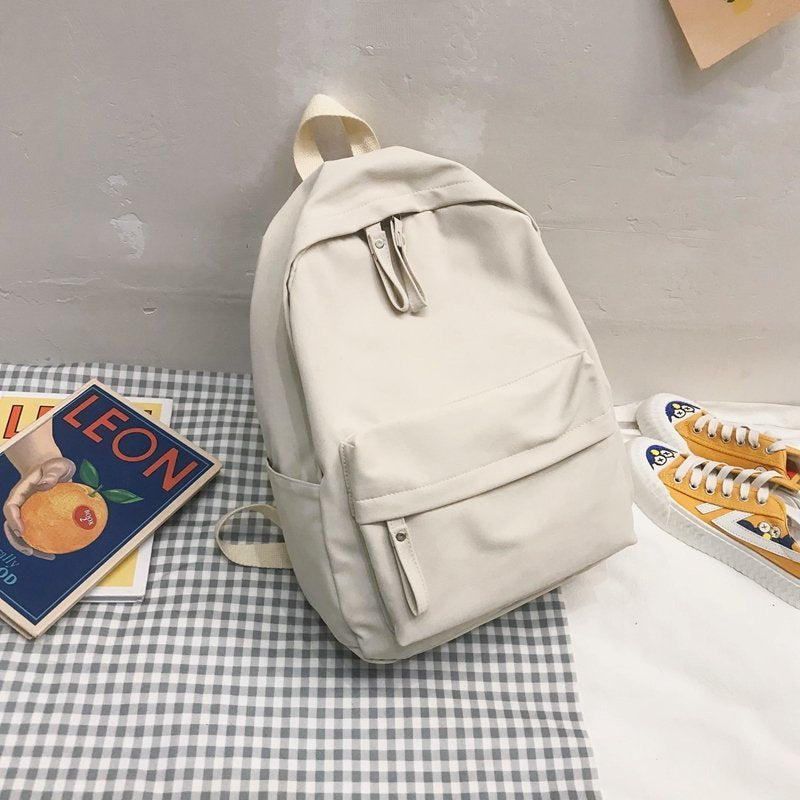 Women's Junior High Korean College Large Capacity Backpacks