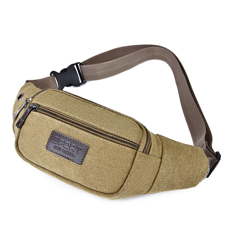 Women's & Men's & For Canvas Inch Mobile Running Leisure Men's Waist Packs
