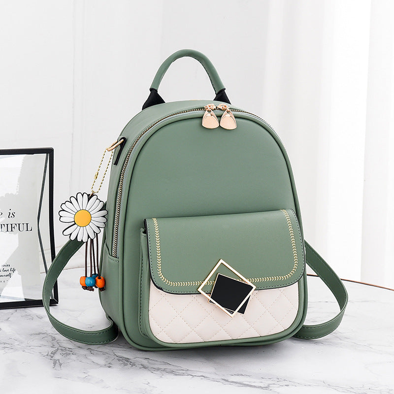 Women's Korean Style Fashionable Trendy Leather Backpacks