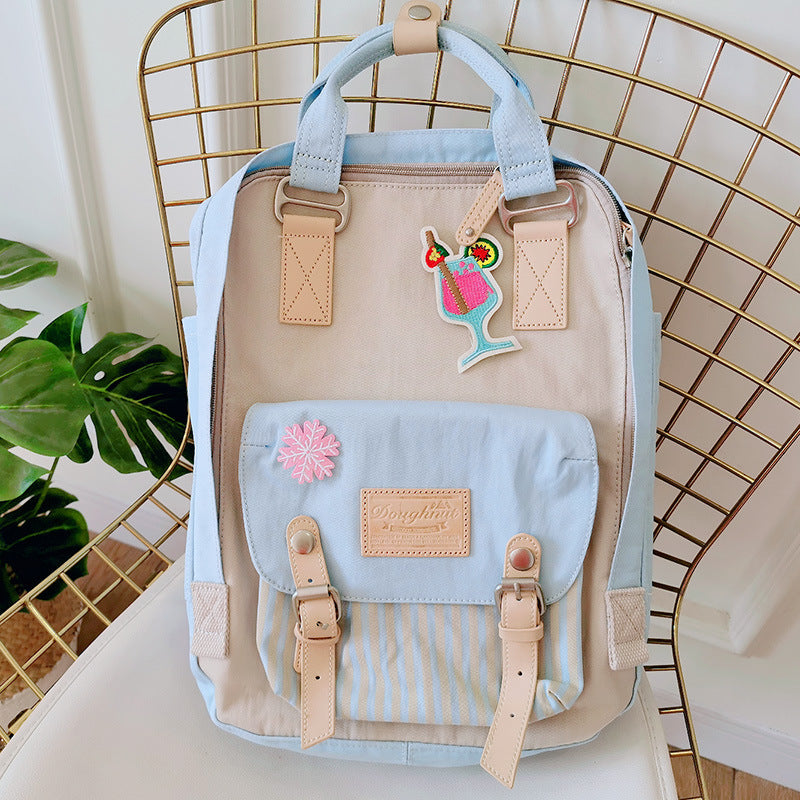 Doughnut Female Preppy Style The Campus Backpacks