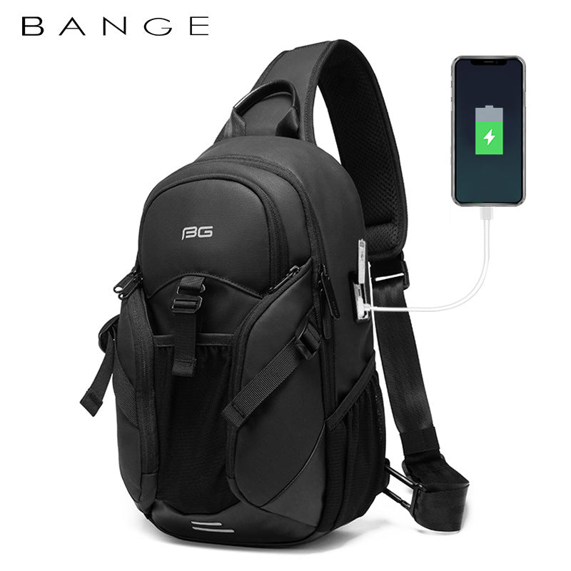 Men's Bange Summer Fashion Trend Atmosphere Business Men's Chest Bags