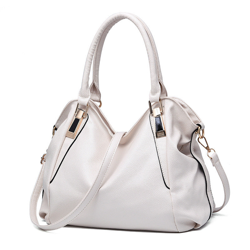 Women's Fashion Soft Leather Large Capacity Handbags