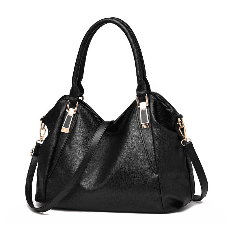 Women's Fashion Soft Leather Large Capacity Handbags