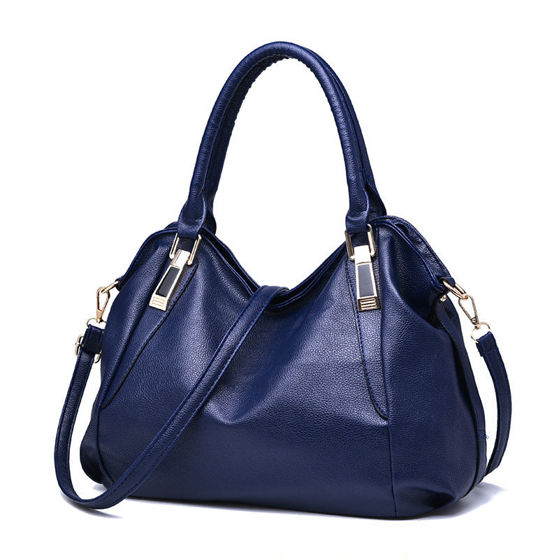 Women's Fashion Soft Leather Large Capacity Handbags