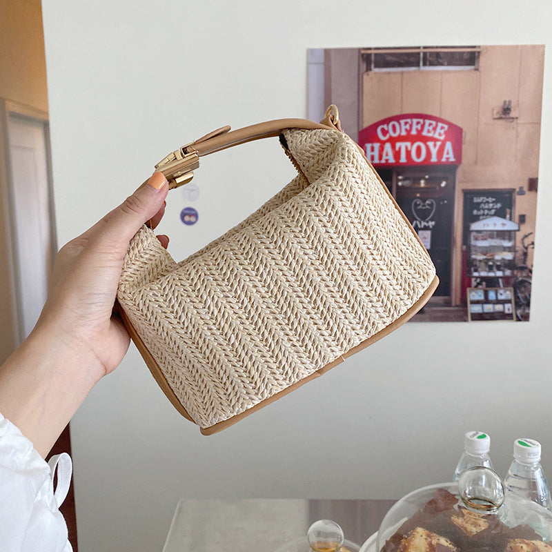 Innovative Women's Straw Woven Portable Summer Crossbody Bags