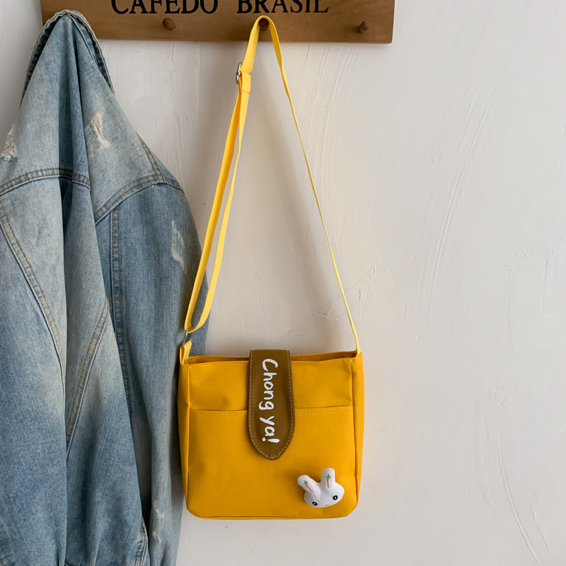 Classy Women's Summer Canvas Korean Style Shoulder Bags