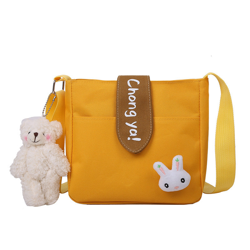 Classy Women's Summer Canvas Korean Style Shoulder Bags