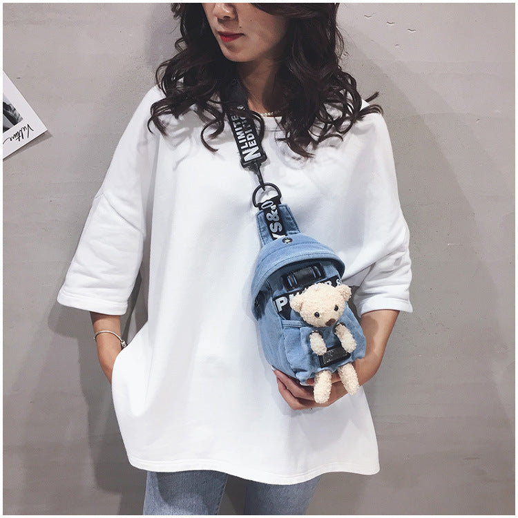 Women's Style Cartoon Lamb Bear Cow Crossbody Bags