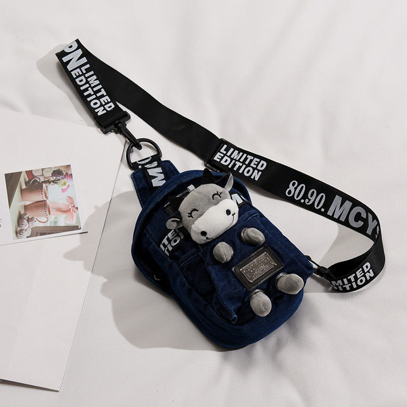 Women's Style Cartoon Lamb Bear Cow Crossbody Bags