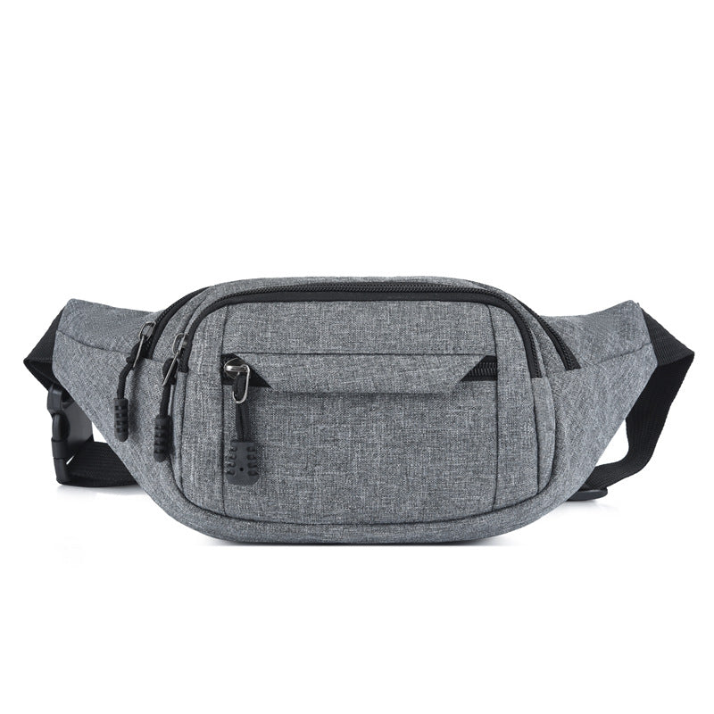 Women's & Men's & Fashion Simple Oxford Cloth Waterproof Men's Waist Packs