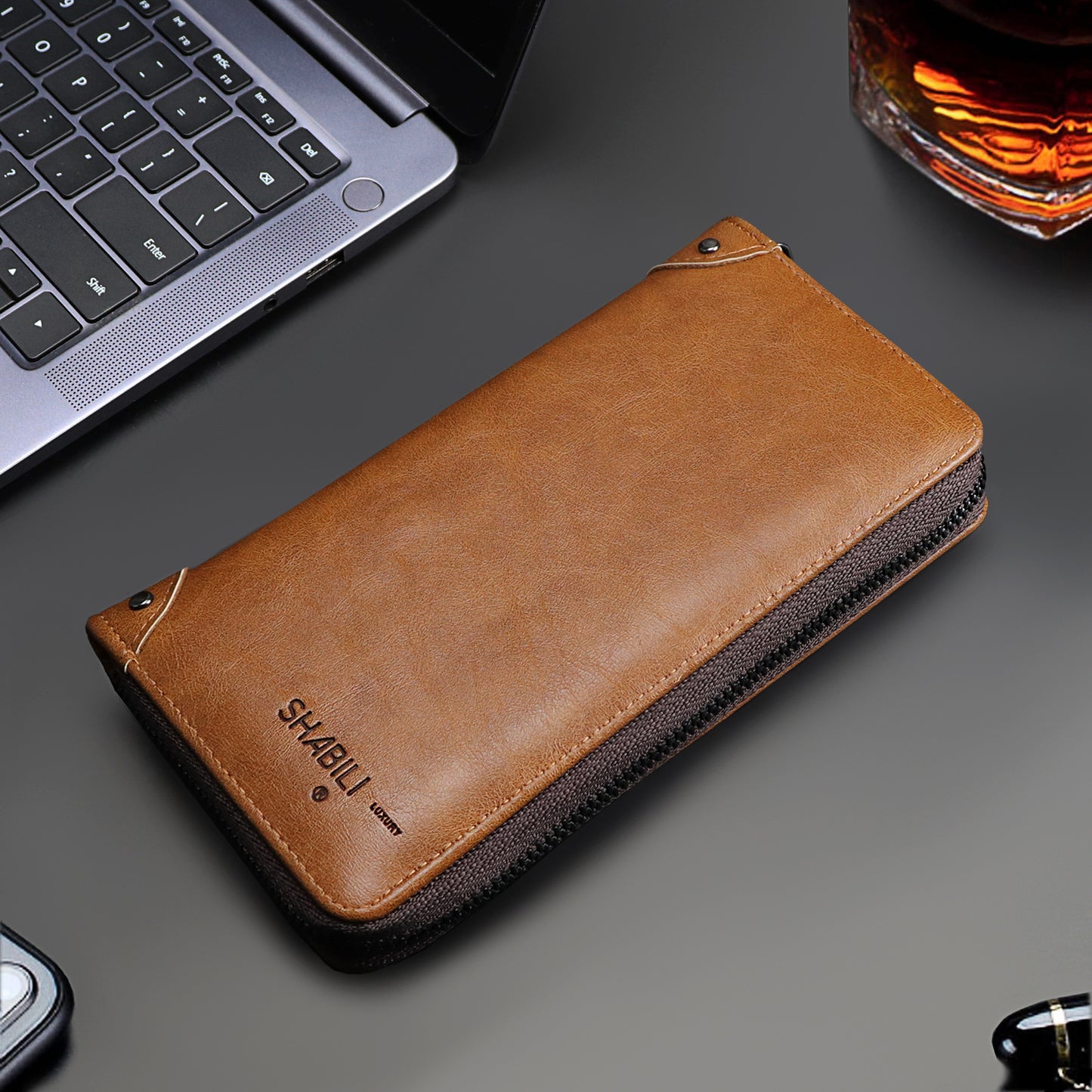Men's Korean Style Fashion Simple Large Capacity Men's Wallets