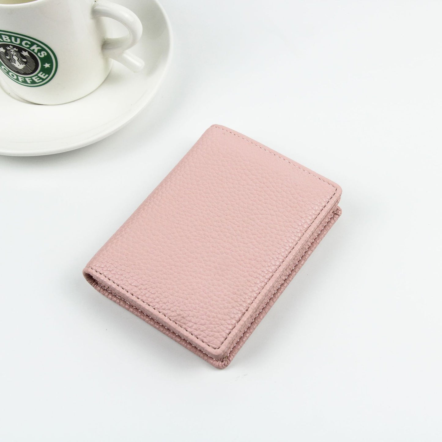 Leisure Business Lychee Pattern Large Capacity Card Holder