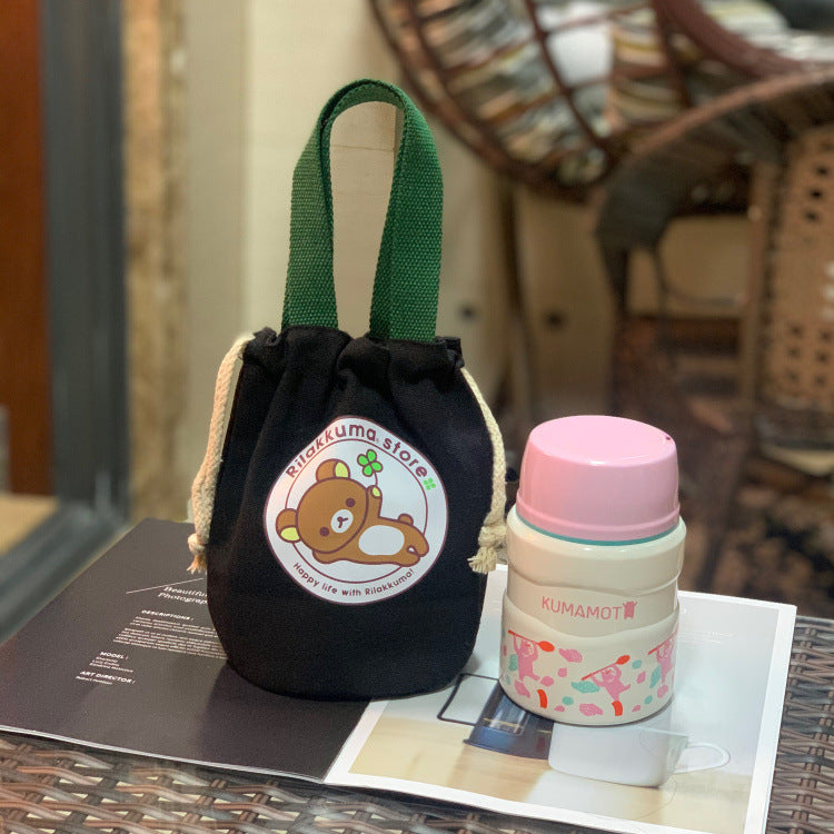 Portable Vacuum Cup Braised Protective Octave Handbags