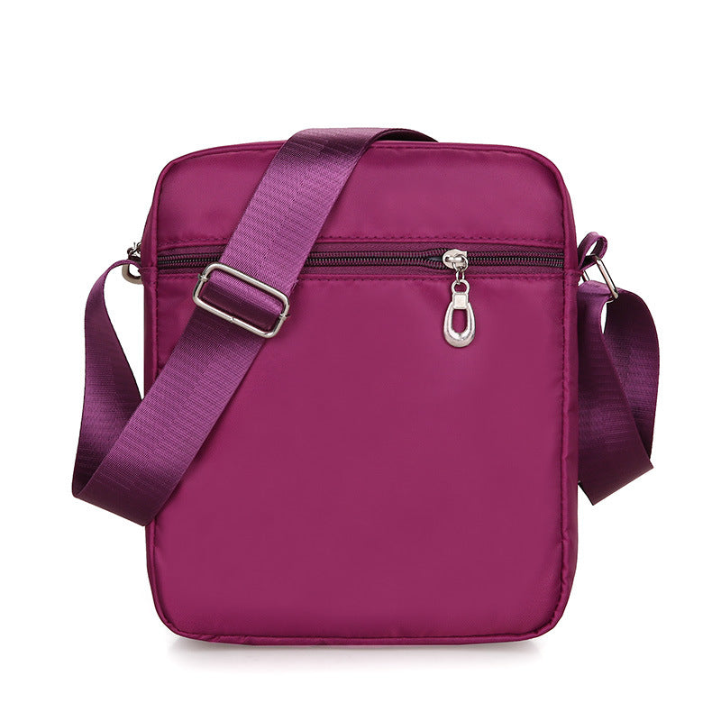 Women's Solid Color Nylon Large Capacity Night Crossbody Bags