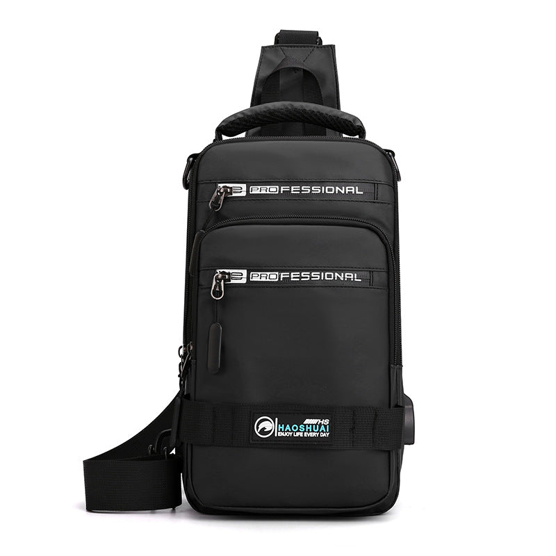 Men's Korean Style Fashionable Leisure Waterproof Large Capacity Backpacks