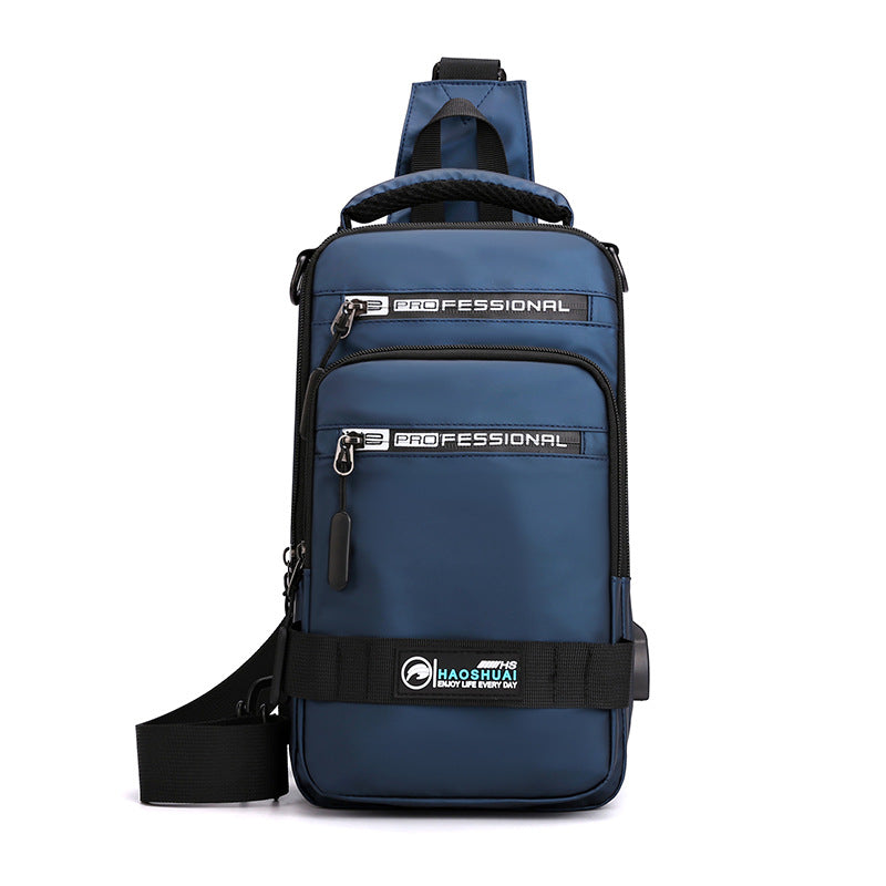 Men's Korean Style Fashionable Leisure Waterproof Large Capacity Backpacks