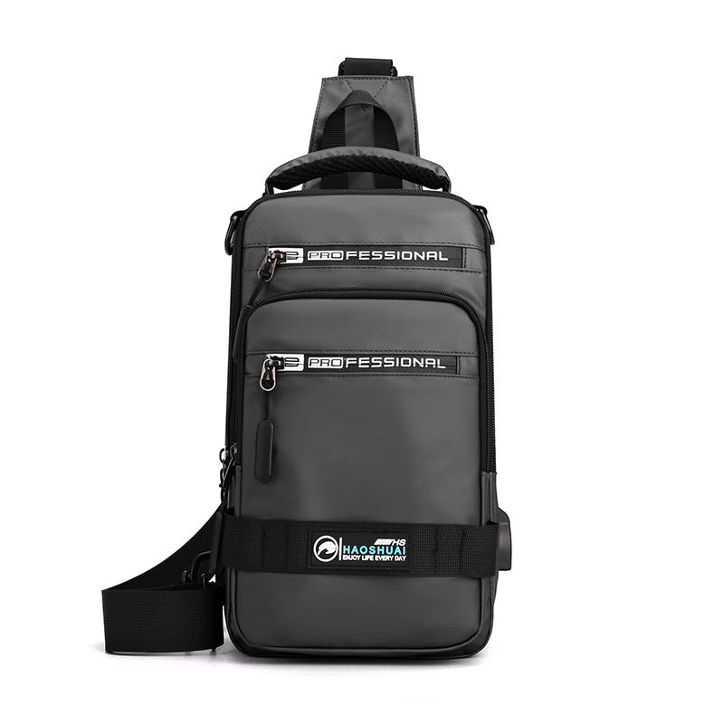 Men's Korean Style Fashionable Leisure Waterproof Large Capacity Backpacks