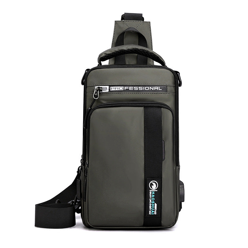 Stylish Glamorous Creative Men's Trendy Charging Men's Bags