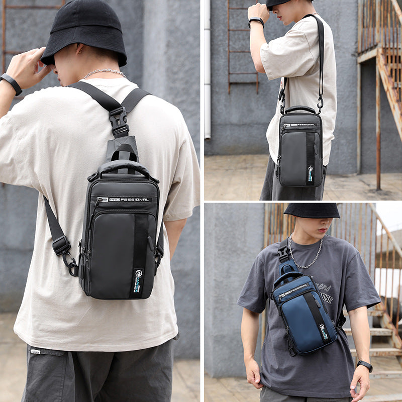 Stylish Glamorous Creative Men's Trendy Charging Men's Bags