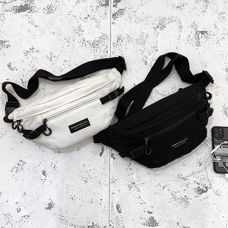 Attractive Men's Large Capacity Fashion Canvas Men's Chest Bags