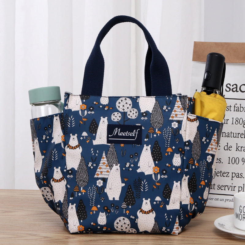 Canvas Large Lunch Box Mummy Capacity Handbags