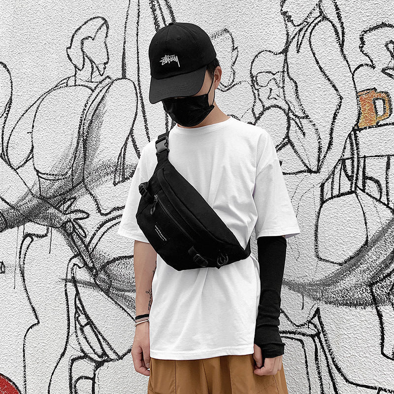 Attractive Men's Large Capacity Fashion Canvas Men's Chest Bags
