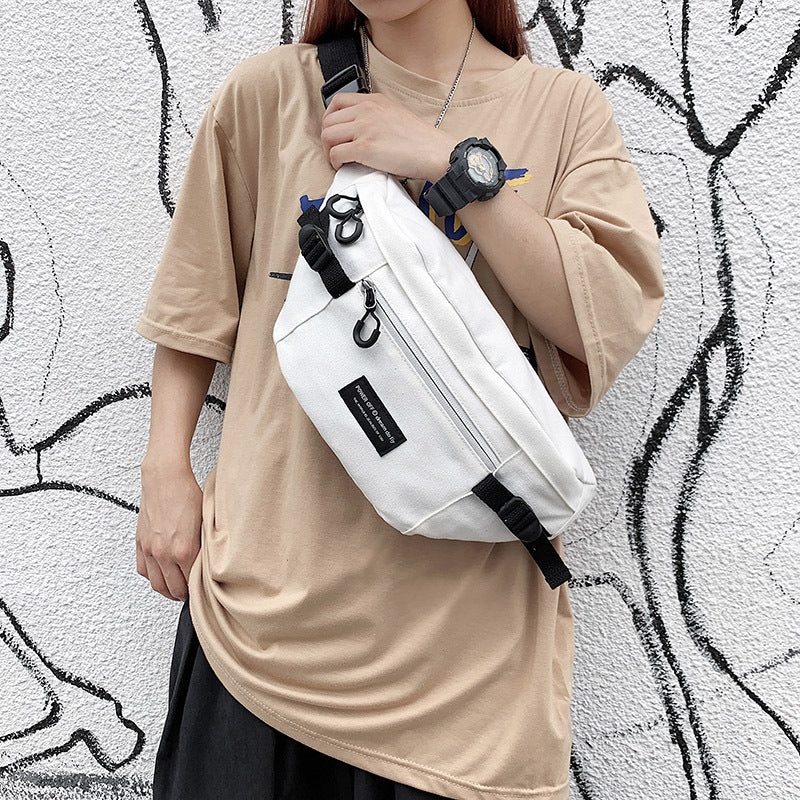 Attractive Men's Large Capacity Fashion Canvas Men's Chest Bags