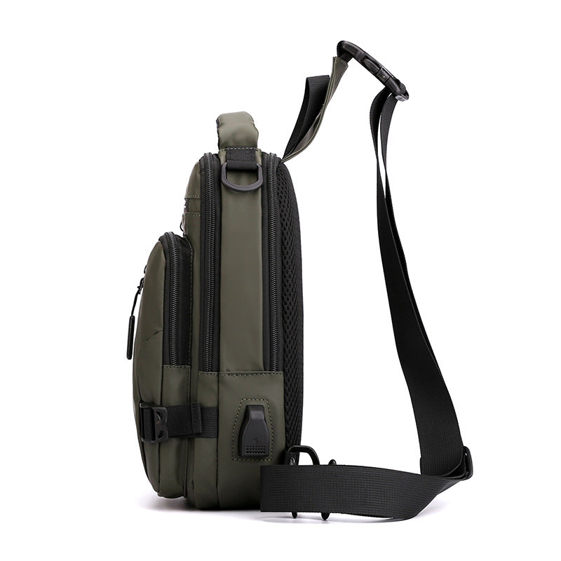 Men's Multifunctional Fashion Waterproof Space Cloth Men's Chest Bags