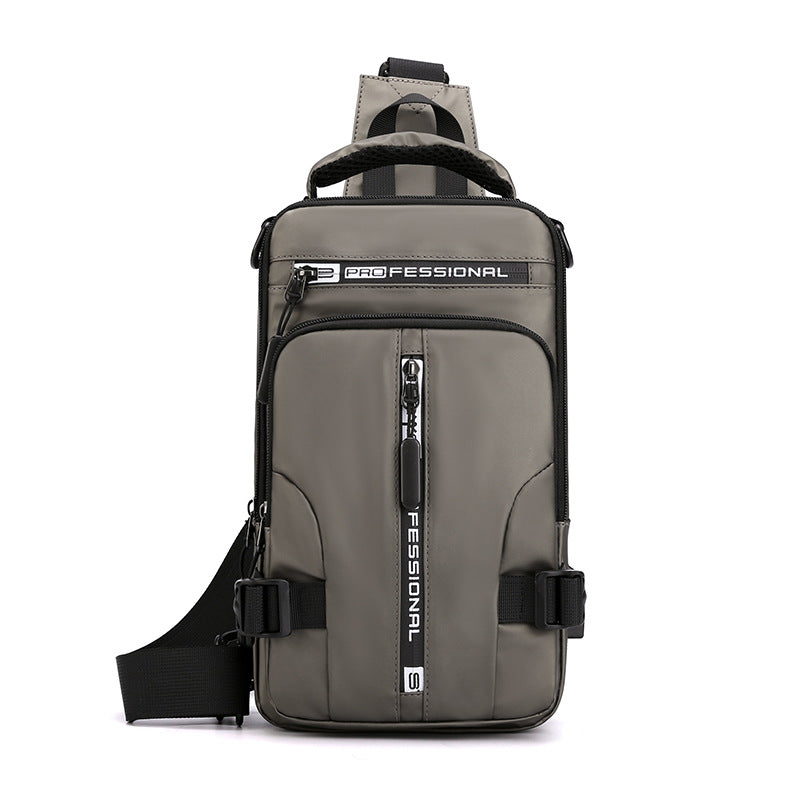 Men's Multifunctional Fashion Waterproof Space Cloth Men's Chest Bags