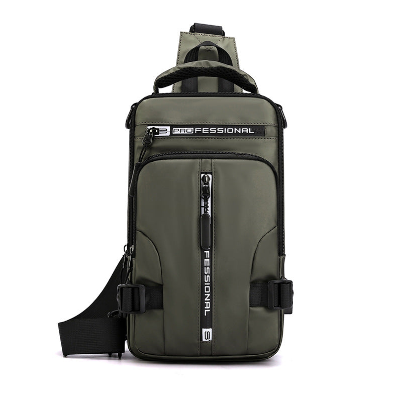 Men's Multifunctional Fashion Waterproof Space Cloth Men's Chest Bags