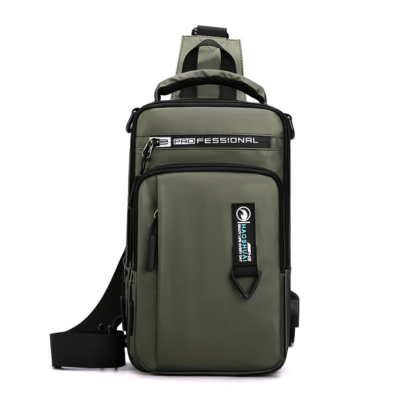 Durable Comfortable Cool Men's Multifunctional Charging Bags