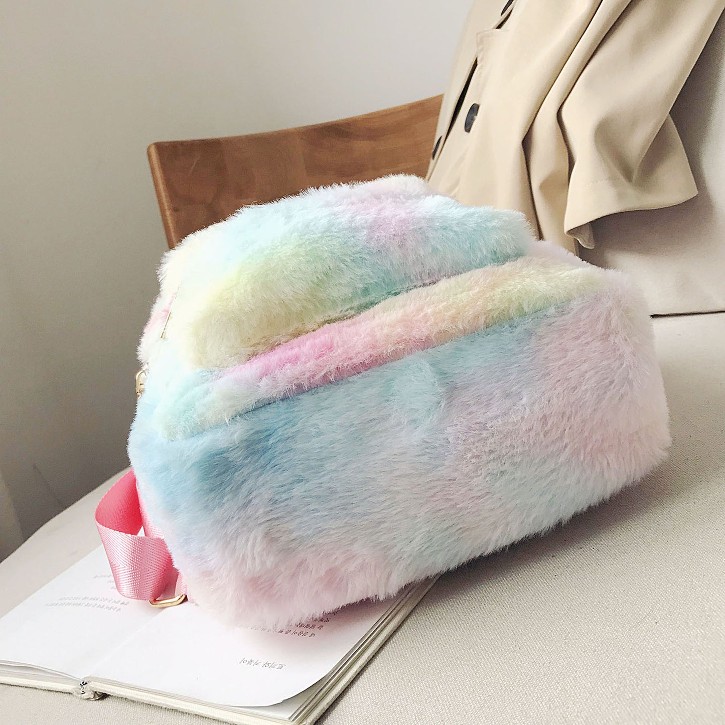 Women's Korean Style Western Cute Trendy Rabbit Ears Backpacks