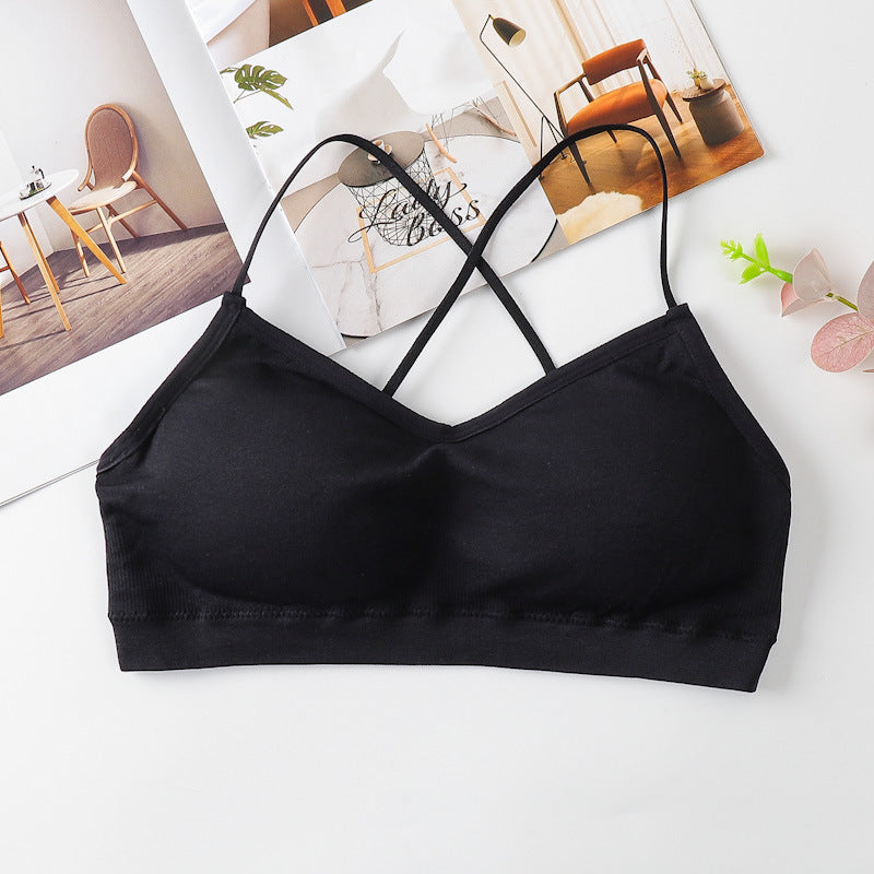 Women's Chest Wrap One Piece With Pad Without Steel Tanks Camis