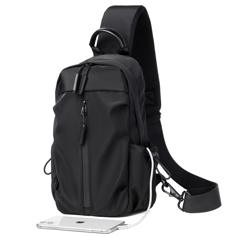 Men's Comfortable Korean Trendy Cool Business Men's Chest Bags