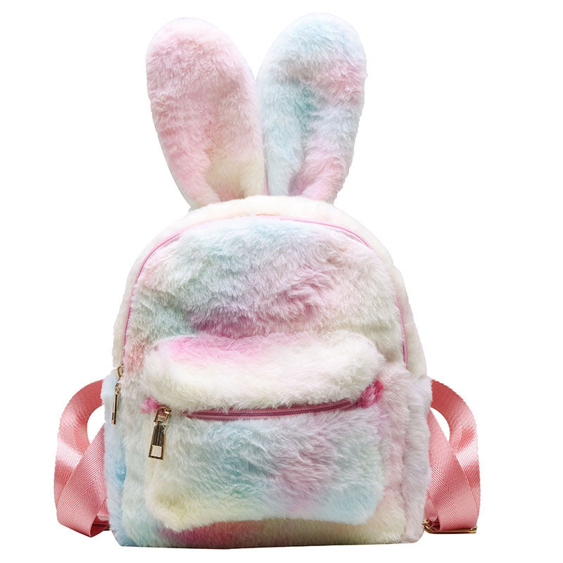 Women's Korean Style Western Cute Trendy Rabbit Ears Backpacks