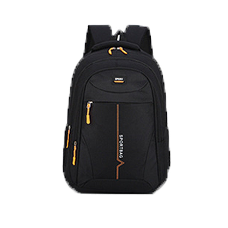 Women's & Men's Couple Solid Color Large Capacity Burden Backpacks