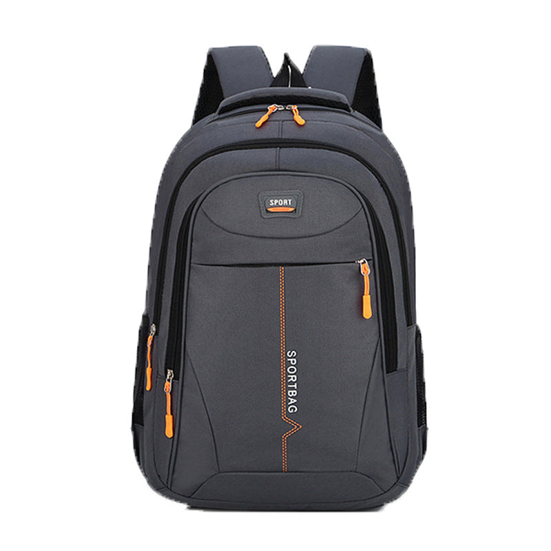 Women's & Men's Couple Solid Color Large Capacity Burden Backpacks