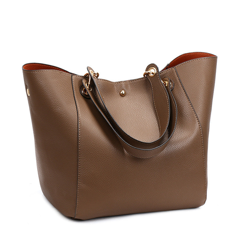 Women's Fashionable Large Capacity Magnetic Snap Women's Shoulder Bag