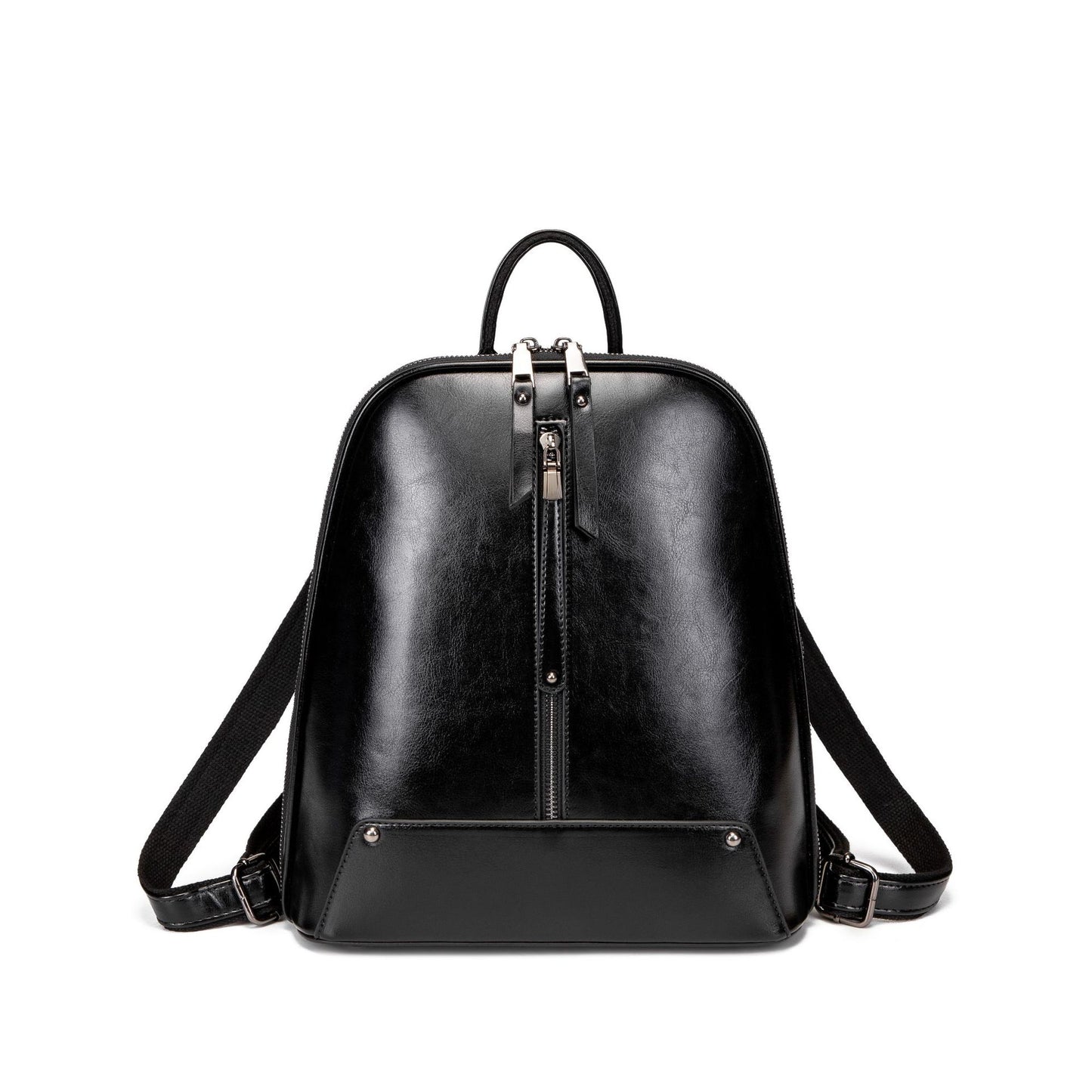 Women's Leather Fashion Oil Wax Cowhide Retro Backpacks