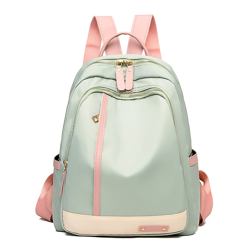 Women's Oxford Cloth Large Capacity Korean Style Versatile College Backpacks