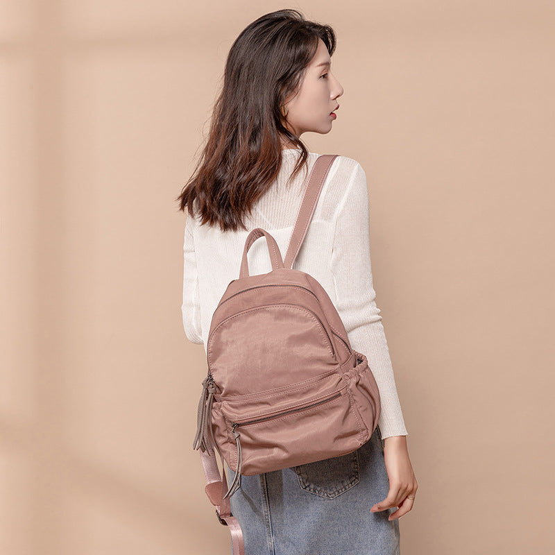 Women's Oxford Cloth Korean Versatile Large Capacity Backpacks