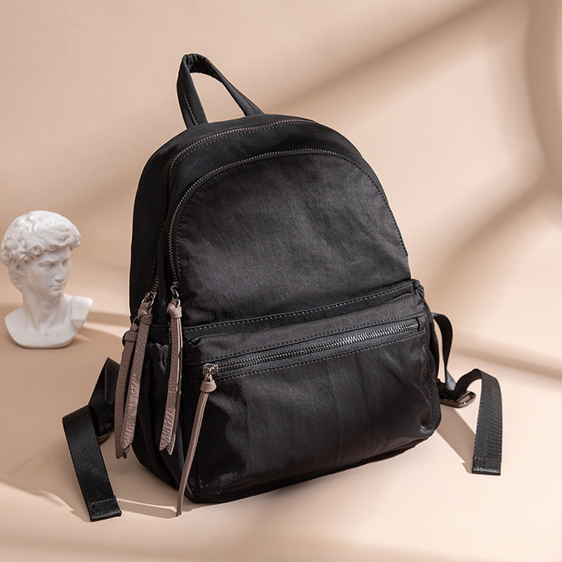 Women's Oxford Cloth Korean Versatile Large Capacity Backpacks