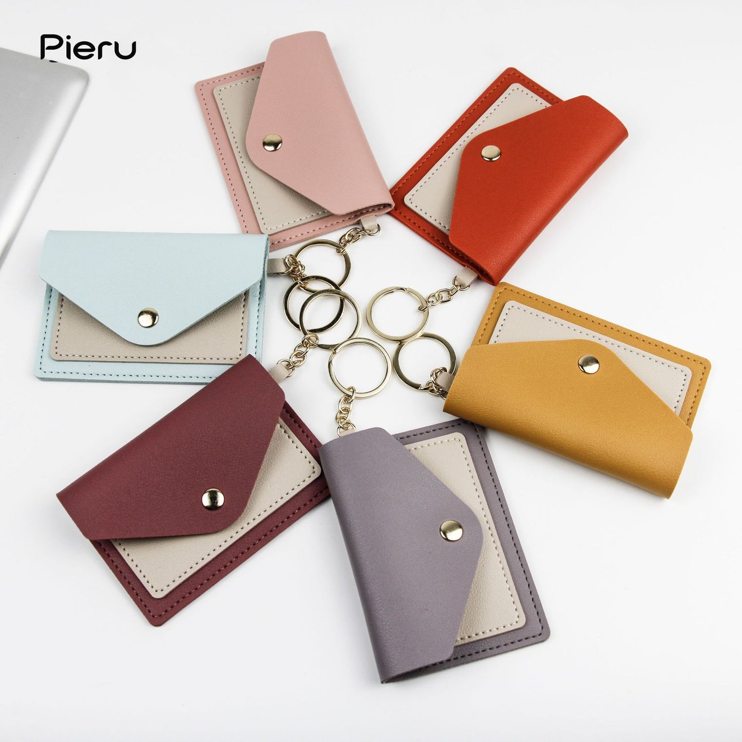 Attractive Creative Candy Color Envelope Mini Card Holder