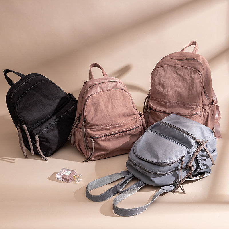 Women's Oxford Cloth Korean Versatile Large Capacity Backpacks