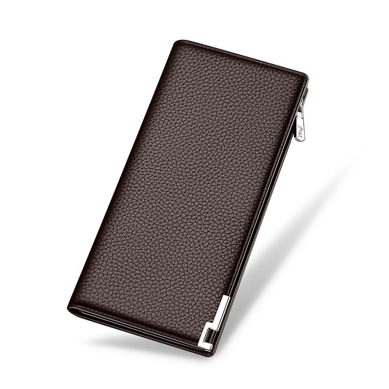 Men's King Paul Business First Layer Cowhide Long Men's Wallet