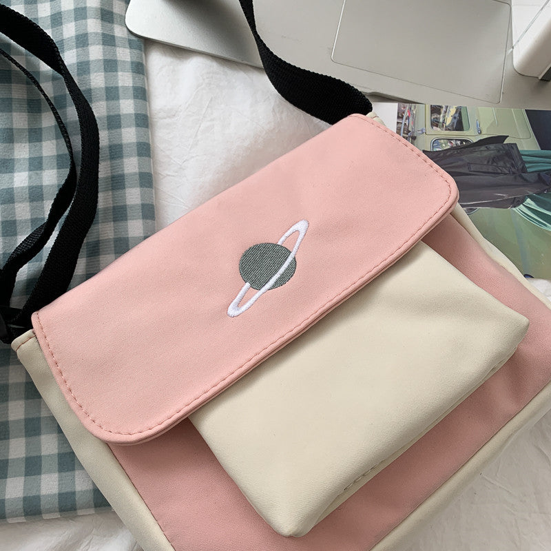 Unique Women's Fashionable Korean Versatile Canvas Shoulder Bags