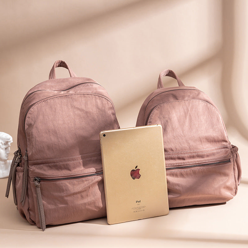 Women's Oxford Cloth Korean Versatile Large Capacity Backpacks